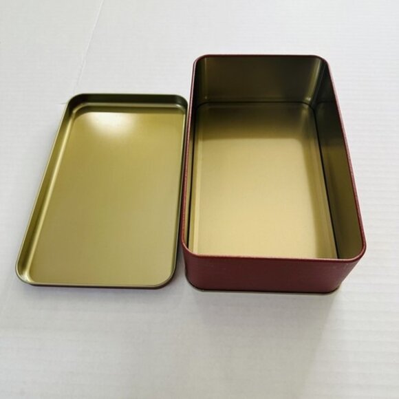 1992 House of Lloyd Tin Box Victorian Era Mother Goose & Ducks Winter Scene NEW! - Picture 8 of 12